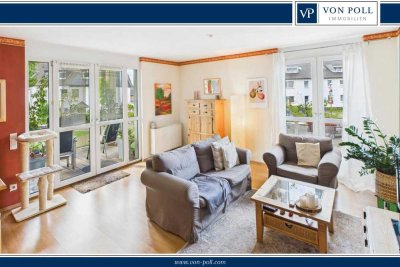 Zündorf: 3-Zimmer-Wohnung mit Süd-Balkon und TG-Stellplatz nahe der Groov und dem Yachthafen