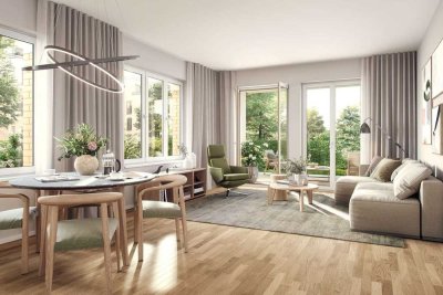 Attraktive Maisonettewohnung mit großer Terrasse in den Parkvillen Potsdam