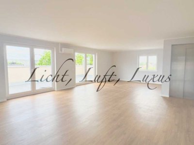 4 - Zimmer-Penthouse mit Dachterrasse, Klimatisierung und Aufzug direkt in die Wohnung