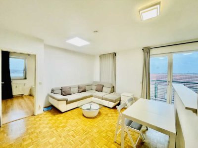 Schöne 2-Zimmer-Wohnung mit großer Terrasse und Küche in begehrter Lage von Neu-Isenburg Stadtmitte