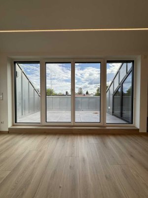 Exklusive 3-Zimmer Dachterassenwohnung, luxuriöse Innenausstattung und EBK in Haar