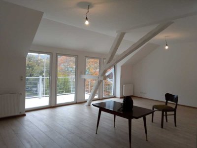 Helle 2-Zimmer-Dachgeschosswohnung mit großem Balkon im Zentrum von Neustadt an der Weinstraße