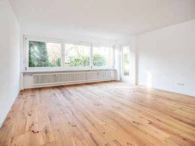 MAIER - Nahe Nymphenburger Schlosskanal, Erstbezug nach Sanierung: 3-ZI-WHG mit Garten und TG