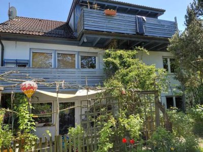 4-Zimmer-Wohnung mit Balkon, Terrasse & Gartenmitbenutzung