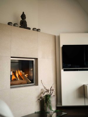 Exklusive Maisonette mit Rheinblick, Dachterrasse & Kamin in Bestlage von Andernach