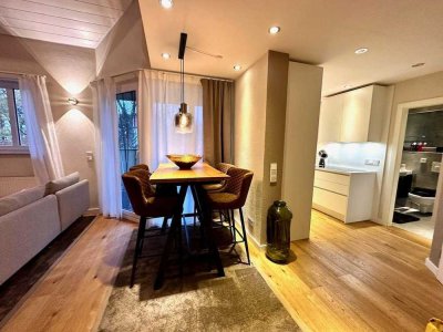 Aussergewönlich Wohnen 2-R- Galerie möbliert mit Dachterrasse Traumküche Lift u.TG !