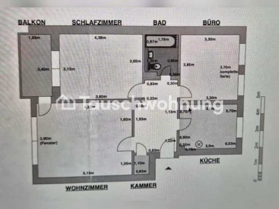 Tauschwohnung: 3-Zimmer-Wohnung in Ahlem-Badenstedt-Davenstedt