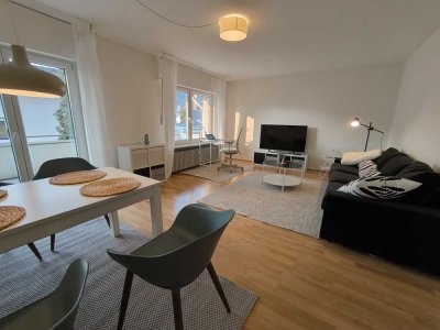 Neu möblierte und voll ausgestattete Wohnung mitten in Rhöndorf mit Terrasse, neuem Bad, Einbauküche