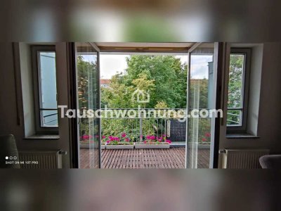 Tauschwohnung: Tauschwohnung 2-Zi. gegen 3-4 Zimmer mit Balkon im Striesen