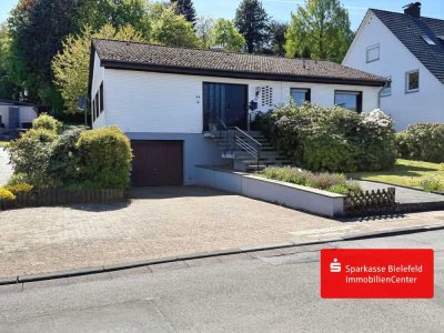 Traumhafter Bungalow in toller Hanglage von Ubbedissen