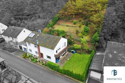 Zuhause mit Perspektive: Freistehendes Haus mit Gartenparadies & Sauna in Oberwesel