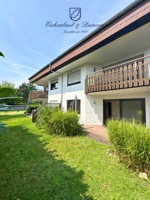 Gepflegte 2 ZKB-Wohnung mit EBK, Terrasse, Garten + Stellplatz in toller Lage in SLS - Picard