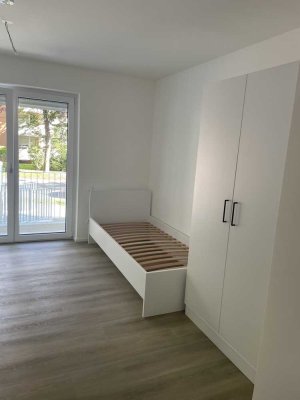 Modernes, helles möbliertes 1-Zimmer-Apartment mit Balkon in Augsburg-Göggingen