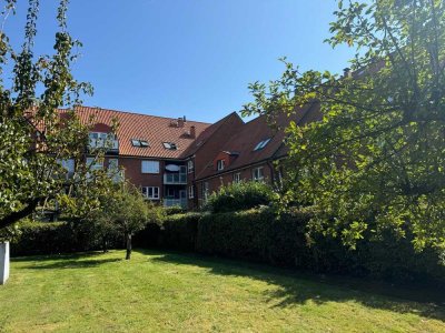 Norderst.-Mitte! Vermietete 3-Zi.-ETW im EG + Terrasse + TG-Box (abschb.)
