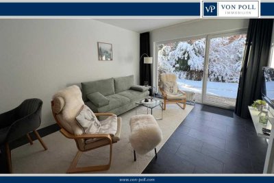 2-Zimmer-Erdgeschosswohnung mit Terrasse . Modernisiert in 2020
Mit einer Wohnfläche von ca. 56,13