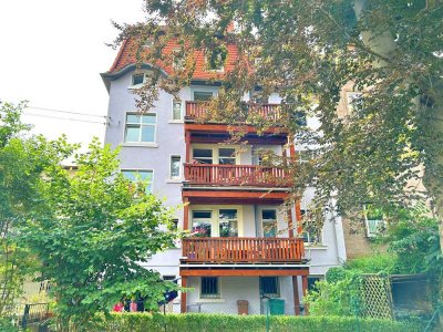 Attraktive Kapitalanlage in Gotha – Vermietete 3-Zimmer-Eigentumswohnung mit Balkon und Garten