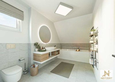 AKTION: Ein Monat Mietfrei im Erstbezug! Moderne Dachgeschosswohnung im KfW-Niedrigenergiehaus