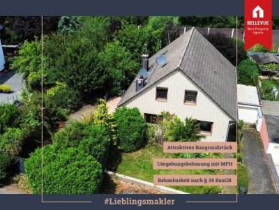 Grundstück mit 933m² || Freistehendes Einfamilienhaus || mit Garten, Terrasse und Einliegerwohnung