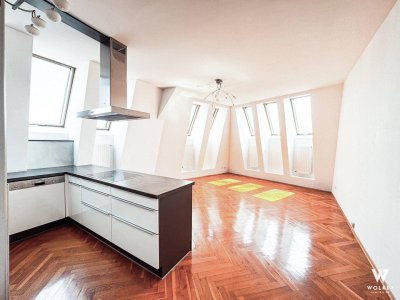 Dachterrassenwohnung mit 360° Panorama | 63m² Dachterasse | Am Spitz