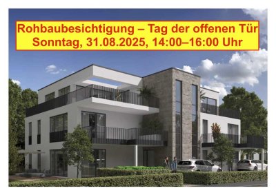 ***Rohbaubesichtigung*** ´Exklusive 5 Zi.-Maisonette-Gartenwohnung +Süd-West Terrasse