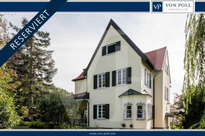Reserviert: Historische Forstvilla mit Charme, Großzügigkeit und traumhaftem Garten