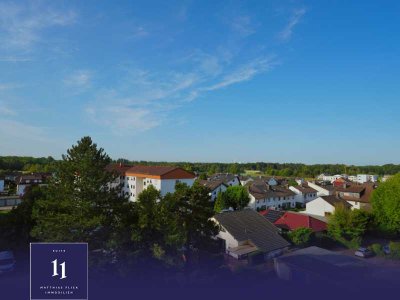 Lichtdurchflutete 2-Zimmer-Wohnung mit Weitblick in Rodenbach