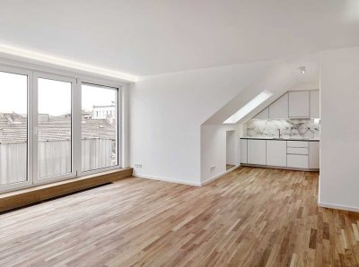 Penthouse Skyline Suite: Erstbezug nach Kernsanierung