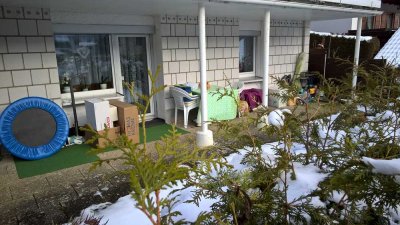 Gepflegte 2-Zimmer-EG-Wohnung im Grünen mit Terrasse u Garten in Heidenheim-Schnaitheim
