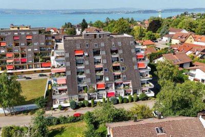 Charmante 2-Zimmer-Wohnung mit Terrasse, Weiherblick und Stellplatz