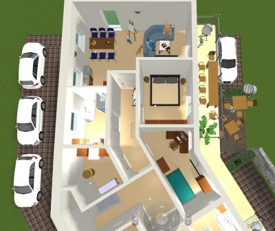 Über den Dächern der Elbmarsch - attraktive 3-Zimmer-Neubauwohnung mit südlicher Dachterasse