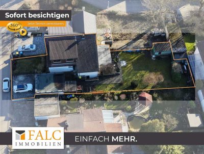 Halbes Haus, ganzes Glück, noch mehr Garten! FALC Immobilien Heilbronn