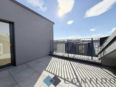 ERSTBEZUG - Dachgeschoßwohnung mit Stil und großer Terrasse in Toplage!
