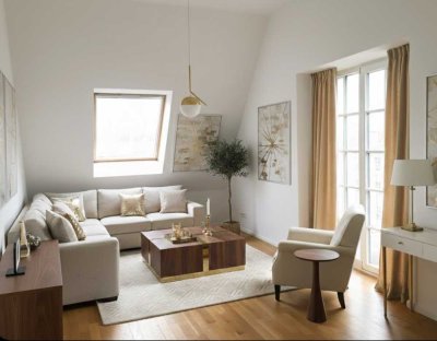 Helle 3-Zimmer-Dachgeschosswohnung mit Süd-Balkon