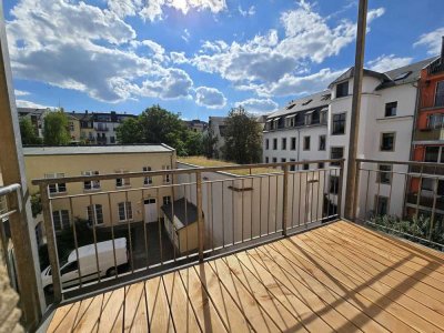 wohnen in der Neustadt- großzügige 3-Zimmerwohnung mit ruhigen Südbalkon (NICHT WG-geeignet!)