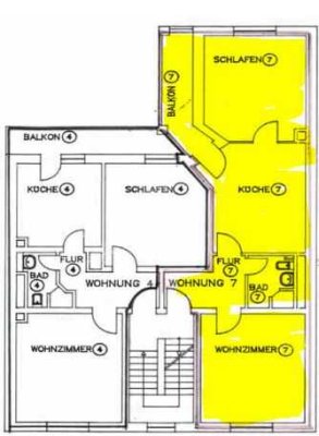 Schöne 2-Zimmer-Wohnung mit Balkon und Einbauküche in Hagen