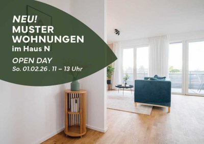 Provisionsfrei: Helle 3-Zimmer-Wohnung mit Südloggia
