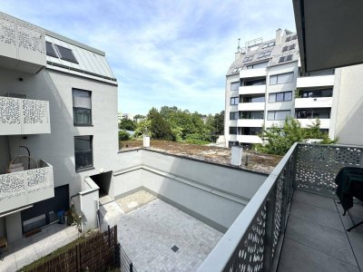 Hofseitiger Neubau mit viel Platz - Wohnen an der Donaufelder Straße - U1 Kagraner Platz