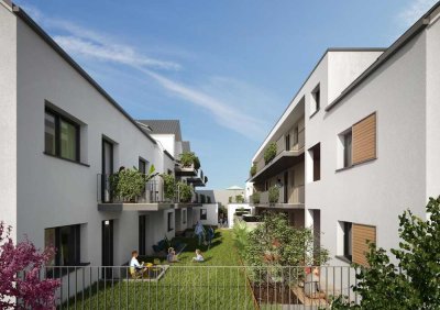 Neubau - Exklusive 3-Zimmerwohnung mit Terrasse und EBK