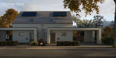 Neubau - schönes Einfamilienhaus in ruhiger Wohnlage in Bous !