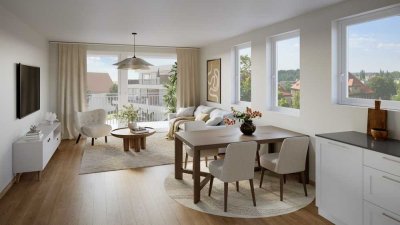 Wohlfühlen & sicher sein: Helle 2-Zimmer im Betreuten Wohnen