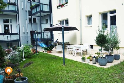 Charmantes 17 m² großes, voll möbliertes WG-Zimmer mit Gartennutzung in 3er-WG – All-Inclusive-Miete