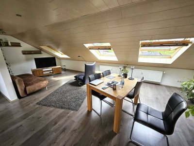 Bingen-Bingerbrück - Attraktive 3ZKB Dachgeschoss-Wohnung mit Einbauküche und wundervollem Ausblick