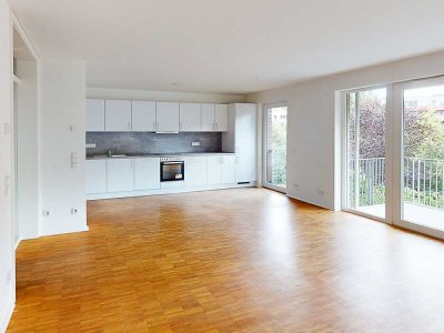 Moderne 2-Zimmer-Wohnung mit Balkon und 2 Bädern