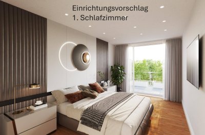 Erstbezug! Moderne 3-Zimmer-Dachgeschoßwohnung mit Terrasse, Klimaanlage &amp; Fernblick in 1230 Wien