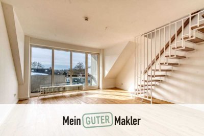 Erstbezug nach Sanierung: Stilvolle 3-Zimmer-Maisonette mit Balkon und EBK in Schwachhausen