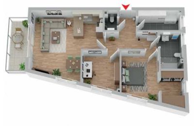 Neubau-Obergeschosswohnung am Westerberg