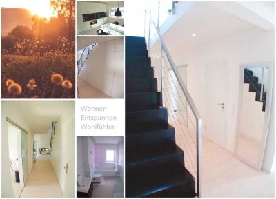 Exklusive 2-Zimmer- DG-Maisonette-Wohnung mit Küche, Balkon und Naturblick in BRUCHKÖBEL bei HANAU