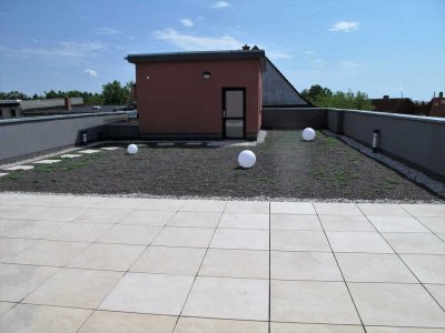 Blick über Halle - Maisonette-Wohnung in der Südstadt