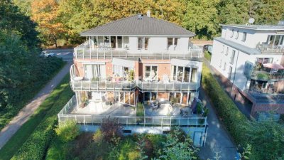 + Exklusives Penthouse mit Blick ins Alstertal +