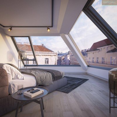 Beeindruckendes Penthouse mit Dachterrasse im Erstbezug